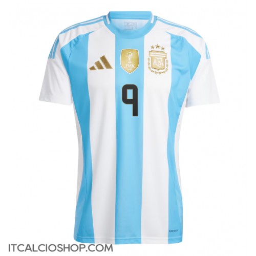 Argentina Julian Alvarez #9 Prima Maglia Copa America 2024 Manica Corta